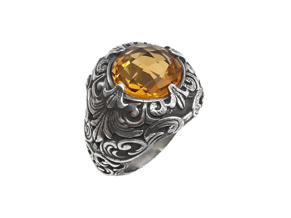 AN092 Anello Fantasia _ Citrino (2)